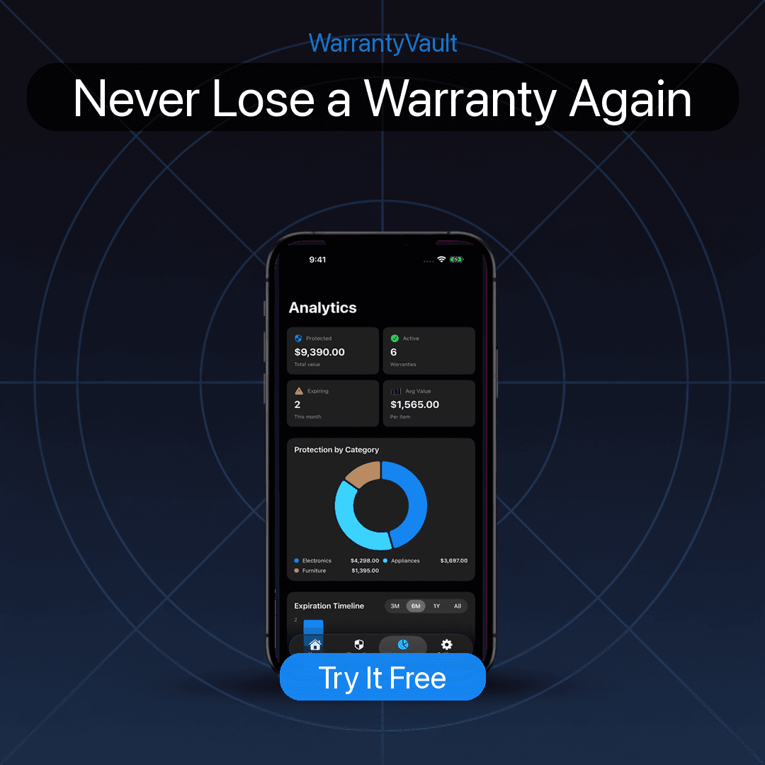 WarrantyVault Square · 1:1